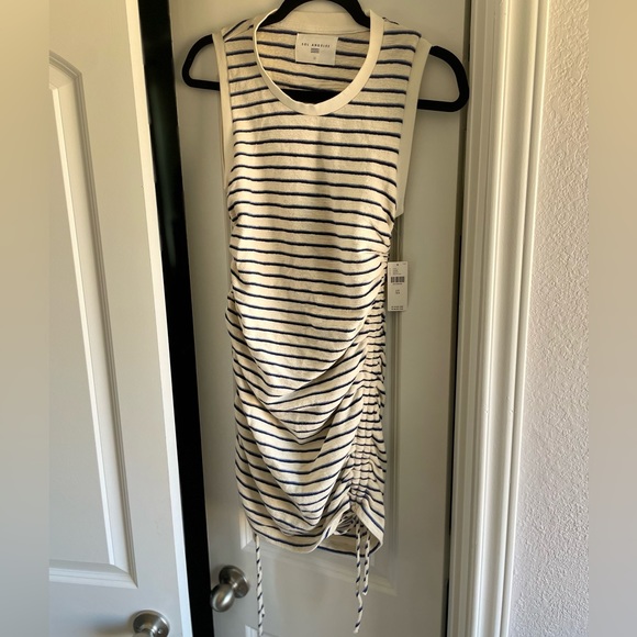 Anthropologie Sol Angeles Capri Ruched Dress - Picture 8 of 8